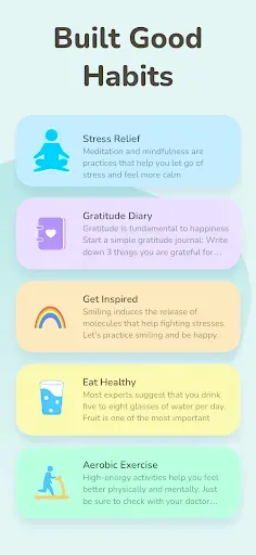 Скриншот 3 — Mood Tracker: Self-Care Habits