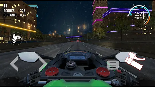 Скриншот 7 — Traffic Bike: Moto Driving