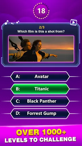Скриншот 1 — Movie Trivia - Quiz Puzzle