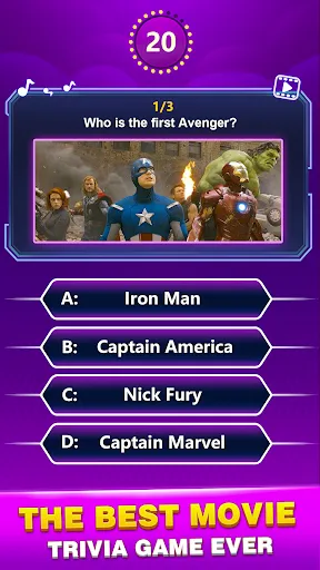 Скриншот 2 — Movie Trivia - Quiz Puzzle
