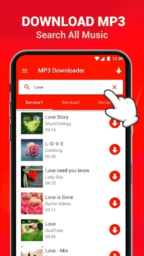 Скриншот 1 — Mp3 Downloader Download Music