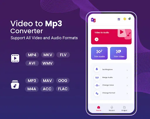 Скриншот 2 — Конвертер видео в Mp3