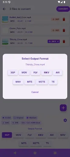 Скриншот 3 — MP4 to 3GP Converter HD