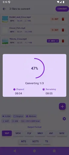 Скриншот 8 — MP4 to 3GP Converter HD
