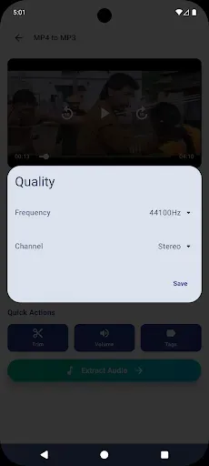 Скриншот 3 — Mp4 to Mp3 Converter