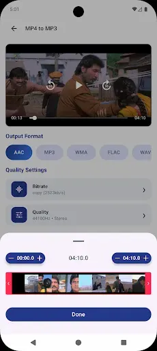 Скриншот 4 — Mp4 to Mp3 Converter