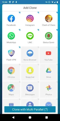 Скриншот 2 — Multi Parallel: Multi Accounts