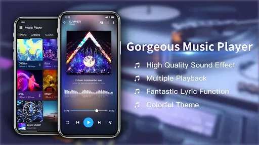 Скриншот 8 — Музыкальный плеер красочный