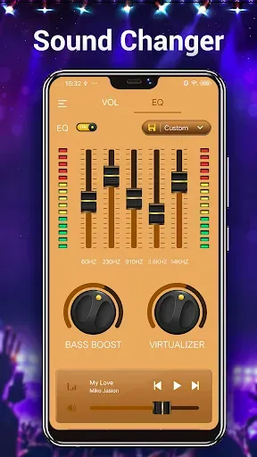 Скриншот 8 — Эффект музыки Эквалайзер-Audio