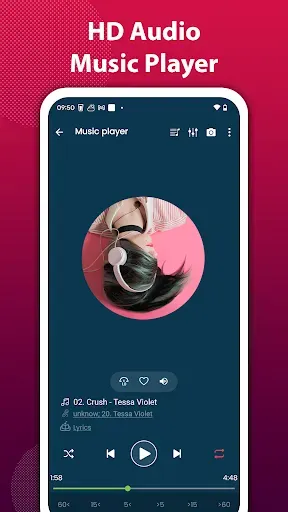 Скриншот 2 — Музыкальный проигрыватель