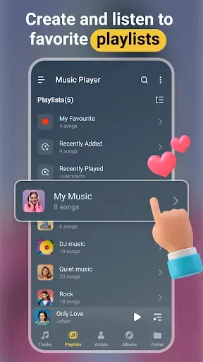 Скриншот 2 — Музыкальный плеер - MP3-плеер