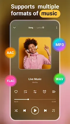 Скриншот 3 — Музыкальный плеер - MP3-плеер