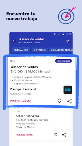 Скриншот 1 — OCC: Tu próximo trabajo aquí