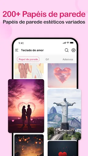 Скриншот 3 — Tema de Teclado Neon Love