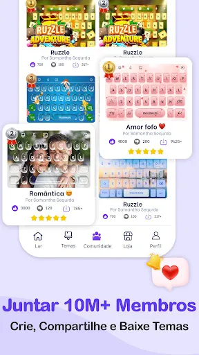 Скриншот 3 — Teclado de fotos: GIF, Fonts