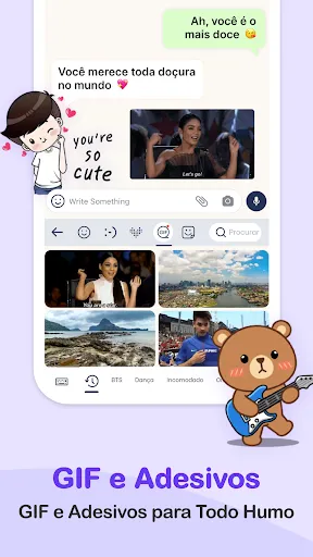 Скриншот 7 — Teclado de fotos: GIF, Fonts