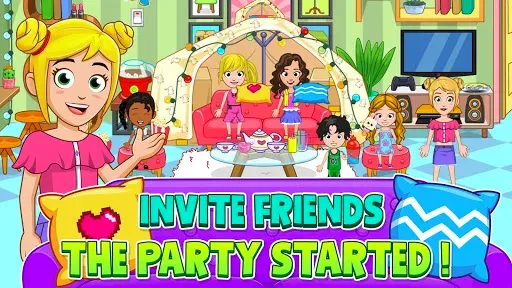 Скриншот 2 — My City : Pajama Party