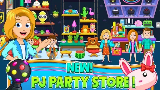Скриншот 3 — My City : Pajama Party
