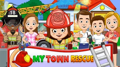 Скриншот 7 — My Town : Fire station Rescue