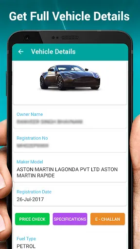 Скриншот 4 — M Vahan-RTO Vehicle Car & Info