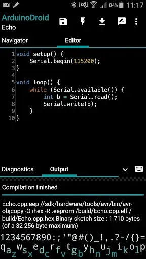 Скриншот 3 — ArduinoDroid - Arduino/ESP IDE
