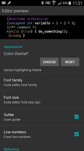 Скриншот 6 — ArduinoDroid - Arduino/ESP IDE