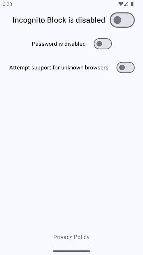 Скриншот 6 — Incognito Block
