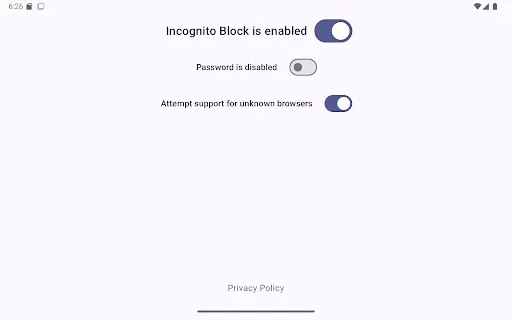 Скриншот 7 — Incognito Block