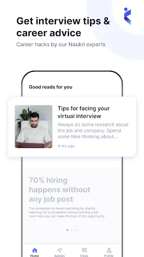 Скриншот 2 — Naukri - Job Search App India