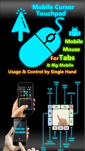Скриншот 1 — Mobile Cursor Mouse Touchpad