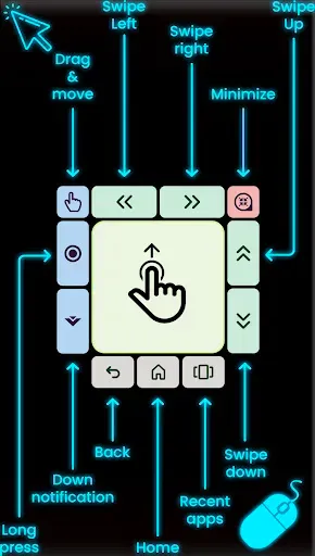 Скриншот 2 — Mobile Cursor Mouse Touchpad