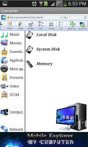 Скриншот 2 — My Computer Mobile Explorer