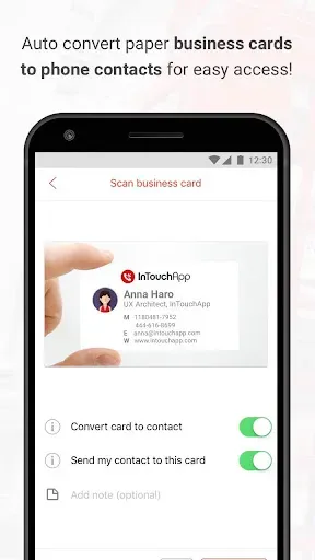 Скриншот 2 — InTouch Contacts & Caller ID
