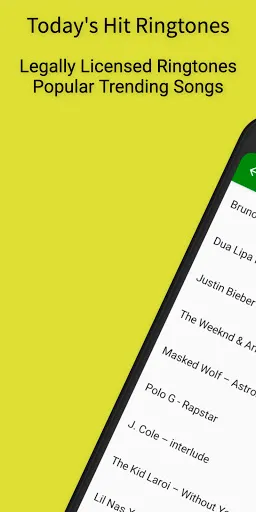 Скриншот 1 — Today's Hit Music Ringtones
