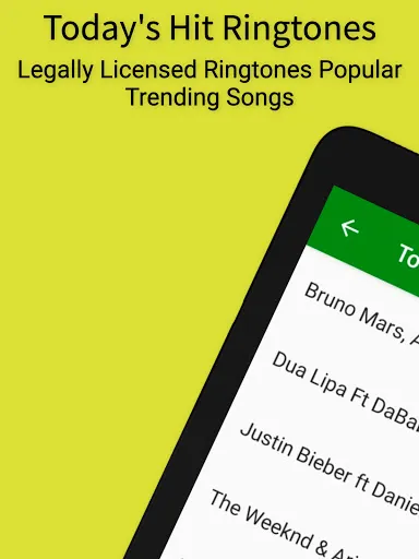 Скриншот 5 — Today's Hit Music Ringtones