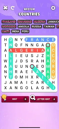 Скриншот 2 — Word Search - Word Puzzle Game