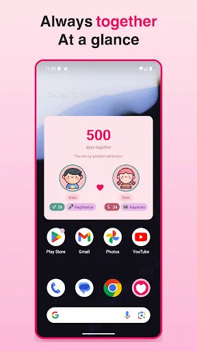 Скриншот 1 — My Love: In Love Days Counter