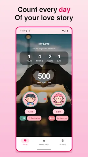 Скриншот 2 — My Love: In Love Days Counter
