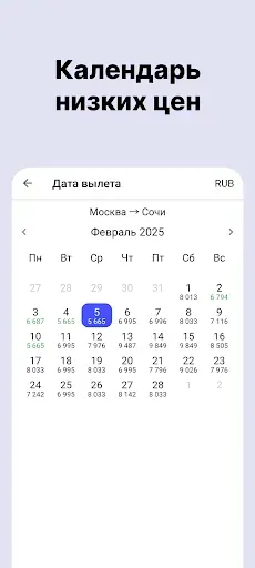 Скриншот 4 — Авиабилеты дешево