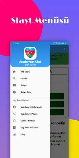 Скриншот 2 — Azerbaycan Chat