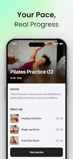 Скриншот 4 — Yoga-Go Pilates & Yoga Workout