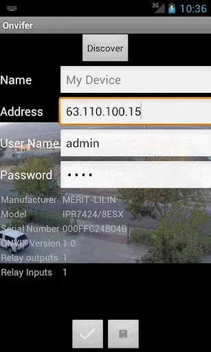 Скриншот 1 — Onvier - Монитор IP-камеры