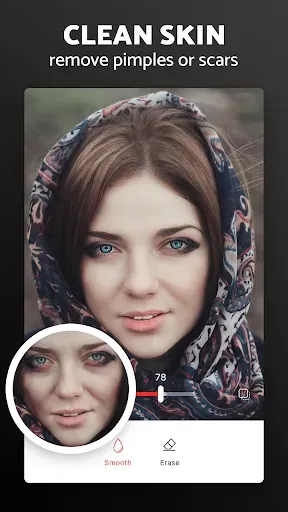 Скриншот 4 — Pixl: фоторедактор для лица, ф