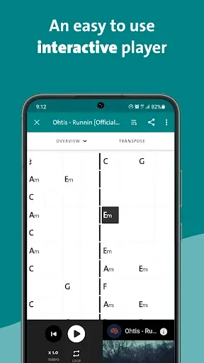 Скриншот 4 — Chordify: аккорды песен