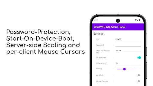Скриншот 2 — droidVNC-NG VNC Server
