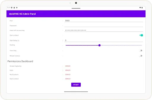 Скриншот 4 — droidVNC-NG VNC Server