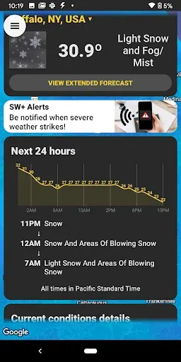 Скриншот 2 — StormWatch+