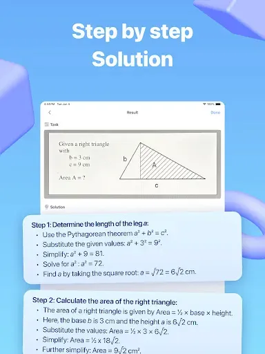 Скриншот 6 — Geometry Solver: Trigonometry