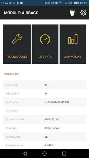 Скриншот 3 — OBD JScan