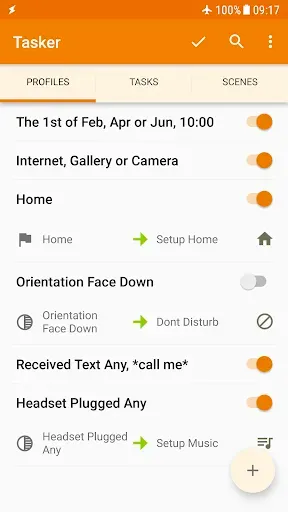 Скриншот 1 — Tasker